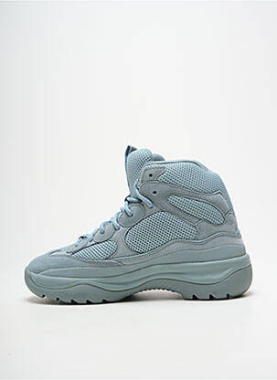 Baskets bout rond talon de 4 à 6cm bleu SEASON 7 femme