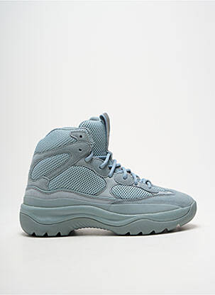 Baskets bout rond talon de 4 à 6cm bleu SEASON 7 femme