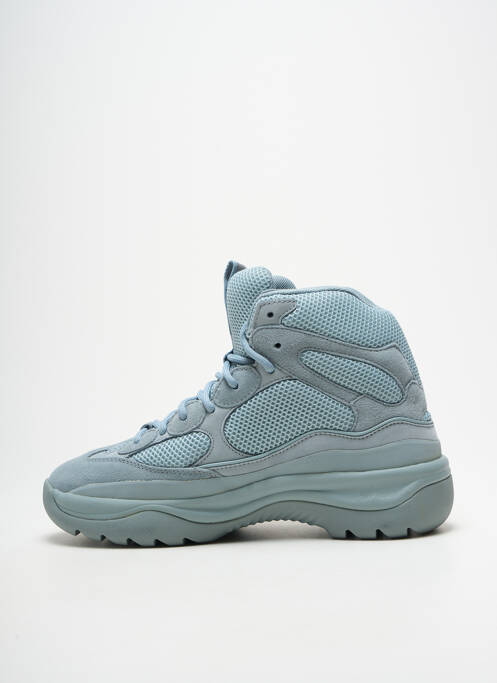 Baskets bout rond talon de 4 à 6cm bleu SEASON 7 femme