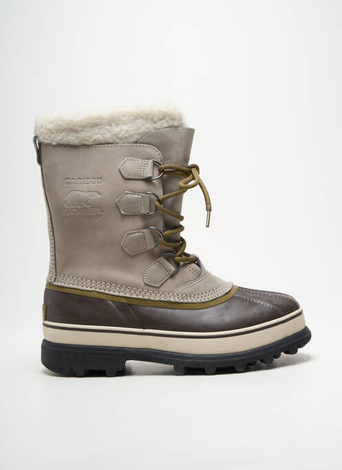 Bottes fourrée talon plat jusqu'à 3cm marron SOREL femme