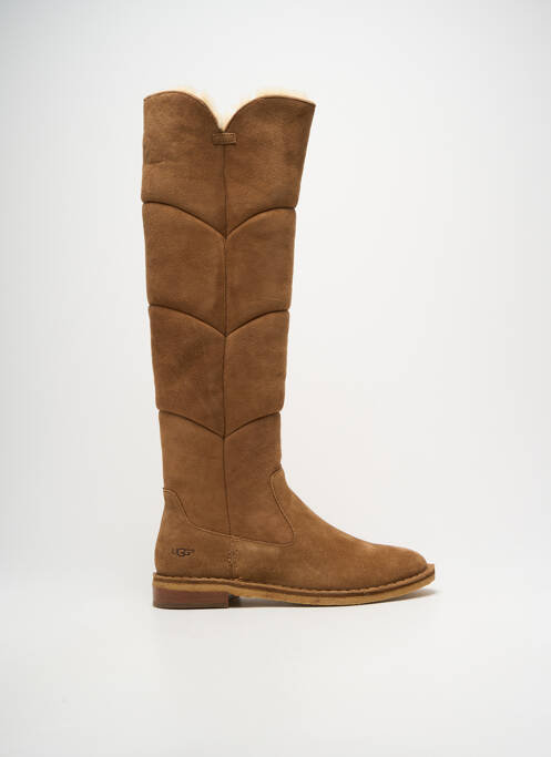 Bottes fourrée talon plat jusqu'à 3cm marron UGG femme