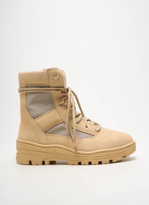 Bottines/boots bout rond talon de 4 à 6cm beige SEASON 4 femme