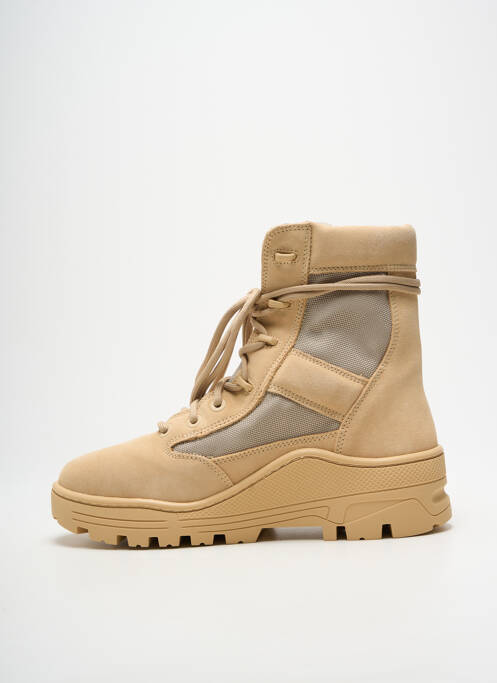 Bottines/boots bout rond talon de 4 à 6cm beige SEASON 4 femme