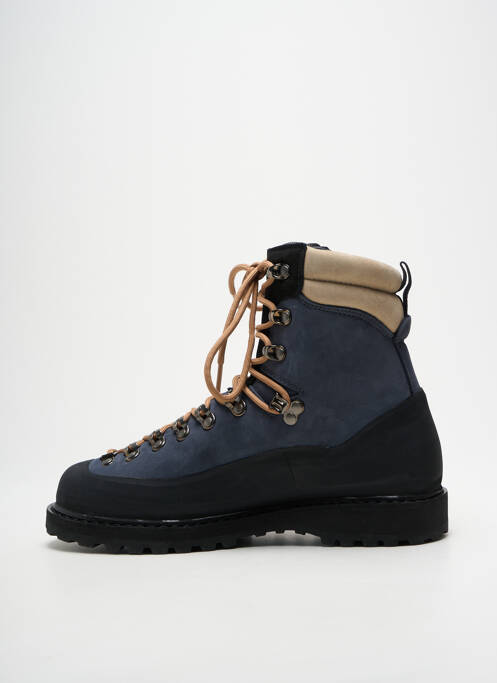 Bottines/boots bout rond talon plat jusqu'à 3cm bleu DIEMME femme