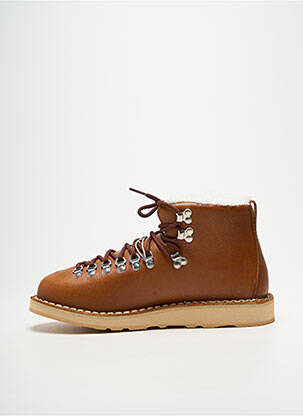 Bottines/boots fourrée talon plat jusqu'à 3cm marron DIEMME femme