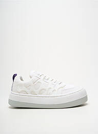 Baskets plateforme talon de 4 à 6cm blanc EYTYS femme