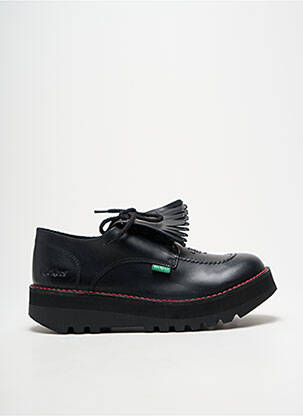 Derbies bout rond talon de 4 à 6cm noir KICKERS femme