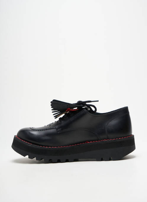 Derbies bout rond talon de 4 à 6cm noir KICKERS femme