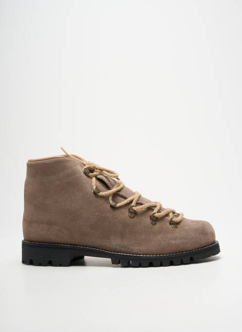 Bottines/boots nubuck talon plat jusqu'à 3cm gris SWAMP femme