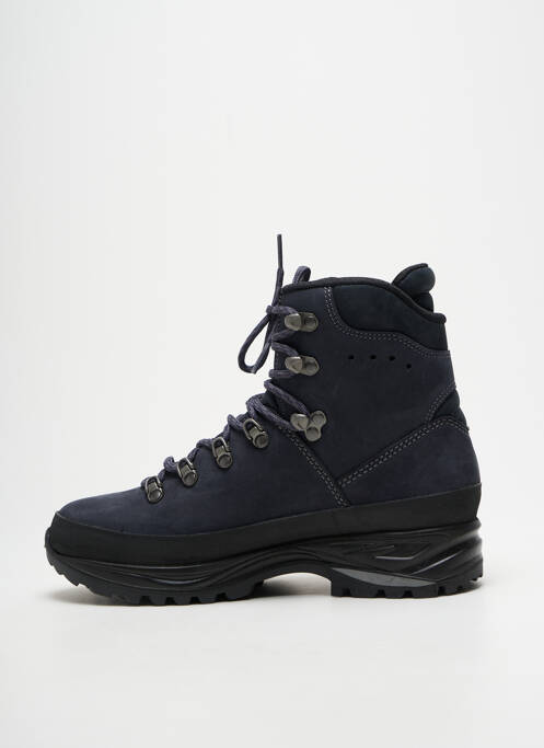 Baskets bout rond talon plat jusqu'à 3cm bleu LOWA femme