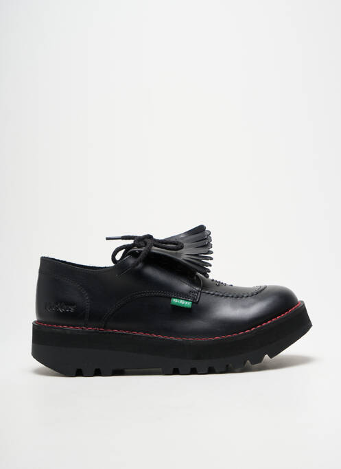 Derbies bout rond talon de 4 à 6cm noir KICKERS femme