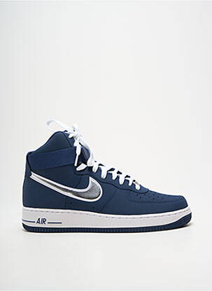 Baskets bout rond bout rond bleu NIKE homme