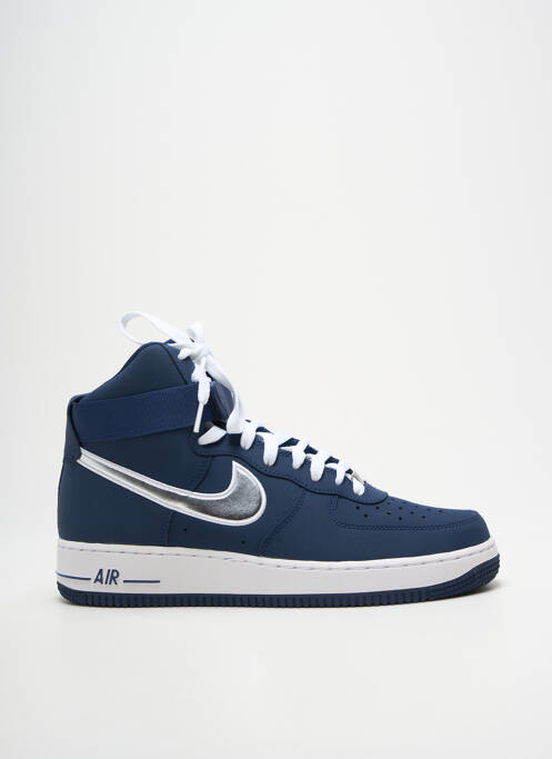 Baskets bout rond bout rond bleu NIKE homme