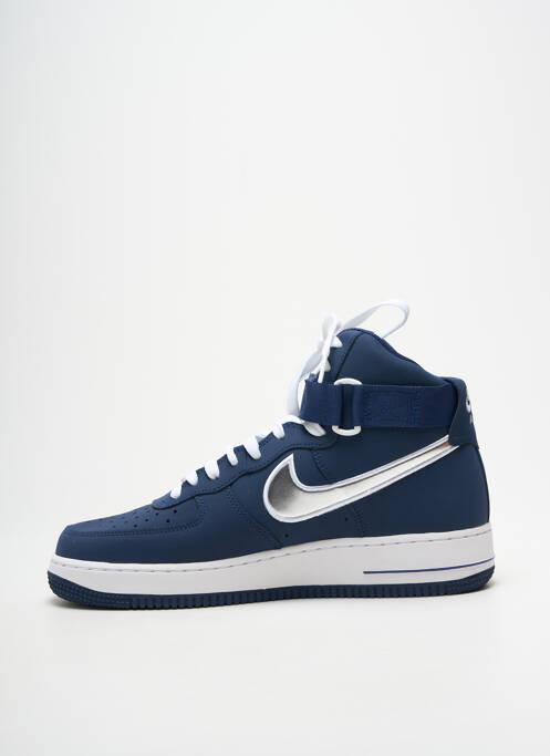 Baskets bout rond bout rond bleu NIKE homme