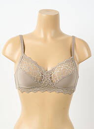 Soutien-gorge sans armature haut soutien-gorge emboitant marron SIMONE PERELE femme