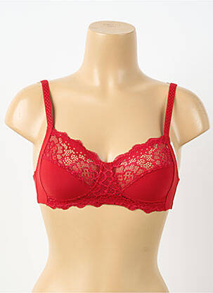 Soutien-gorge sans armature haut soutien-gorge emboitant rouge SIMONE PERELE femme