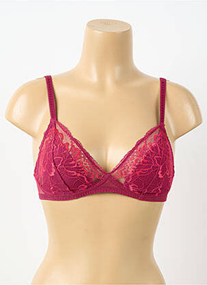 Soutien-gorge sans armature haut soutien-gorge emboitant rouge SIMONE PERELE femme