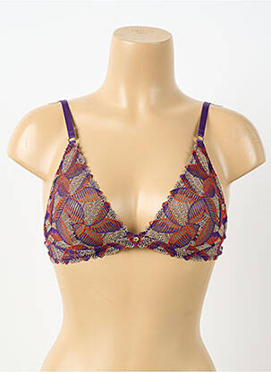 Soutien-gorge bretelle multi position haut soutien-gorge emboitant violet AUBADE femme