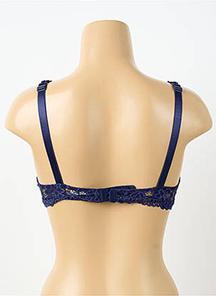 Soutien-gorge sans armature haut soutien-gorge emboitant bleu BARBARA femme