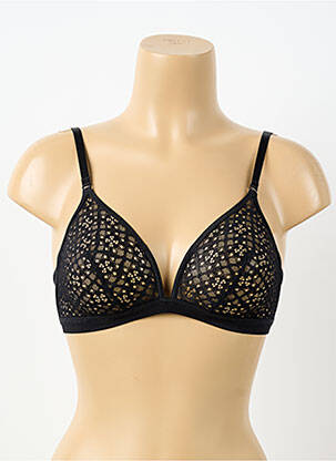 Soutien-gorge sans armature haut soutien-gorge emboitant noir MAISON LEJABY femme