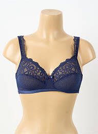 Soutien-gorge sans armature haut soutien-gorge emboitant bleu MAISON LEJABY femme