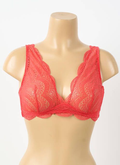 Soutien-gorge sans armature haut soutien-gorge emboitant rouge SIMONE PERELE femme