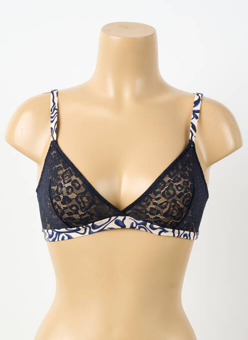 Soutien-gorge sans armature haut soutien-gorge emboitant bleu MARIE JO femme