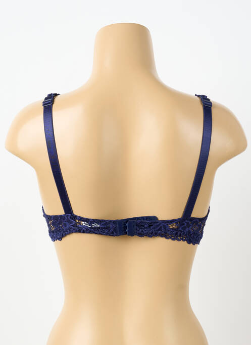Soutien-gorge sans armature haut soutien-gorge emboitant bleu BARBARA femme