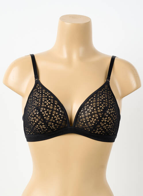 Soutien-gorge sans armature haut soutien-gorge emboitant noir MAISON LEJABY femme