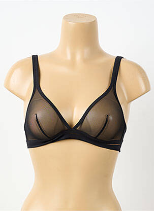 Soutien-gorge sans armature haut soutien-gorge emboitant noir MAISON LEJABY femme