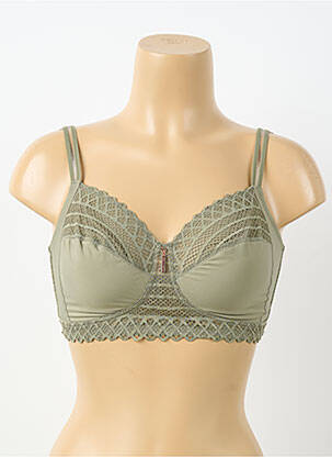 Soutien-gorge effet matière satinée haut soutien-gorge emboitant vert PRIMADONNA femme