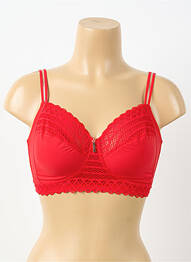 Soutien-gorge sans armature haut soutien-gorge emboitant rouge PRIMADONNA femme