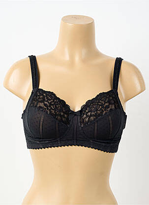 Soutien-gorge effet matière satinée haut soutien-gorge emboitant noir PRIMADONNA femme