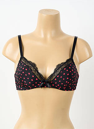 Soutien-gorge sans armature haut soutien-gorge emboitant noir ANTIGEL femme