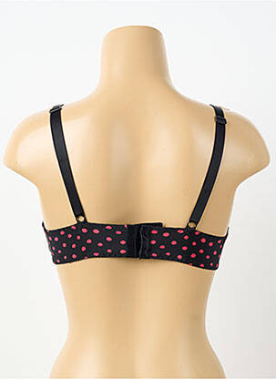 Soutien-gorge effet matière satinée haut soutien-gorge emboitant noir ANTIGEL femme