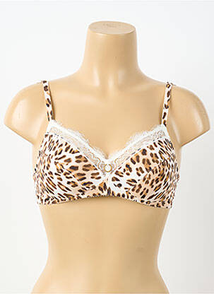 Soutien-gorge sans armature haut soutien-gorge emboitant beige ANTIGEL femme