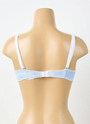 Soutien-gorge effet matière satinée haut soutien-gorge moulé bleu ANTIGEL femme
