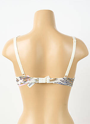 Soutien-gorge effet matière satinée haut soutien-gorge emboitant beige ANTIGEL femme