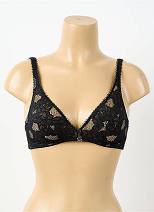 Soutien-gorge sans armature haut soutien-gorge emboitant noir ANTIGEL femme