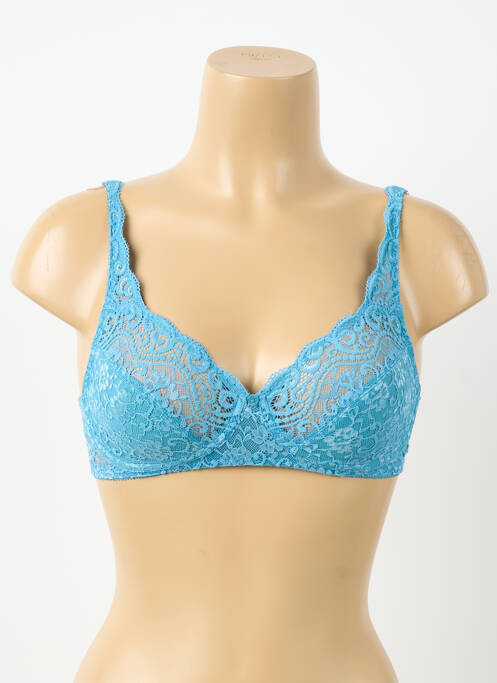 Soutien-gorge sans armature haut soutien-gorge emboitant bleu TRIUMPH femme