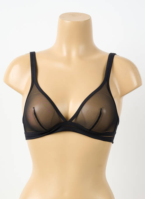 Soutien-gorge sans armature haut soutien-gorge emboitant noir MAISON LEJABY femme