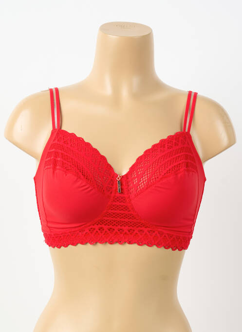Soutien-gorge sans armature haut soutien-gorge emboitant rouge PRIMA DONNA femme