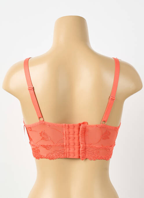 Soutien-gorge légère et transparente haut soutien-gorge emboitant orange AUBADE femme