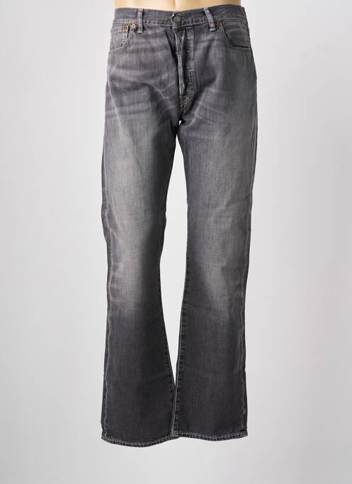 Jeans coupe droite fermeture boutonnée sur le devant taille normale gris LEVIS homme