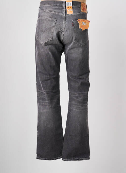 Jeans coupe droite fermeture boutonnée sur le devant taille normale gris LEVIS homme