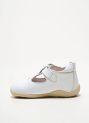 Bottillons fermeture boucle(s) bout rond blanc GARVALIN fille