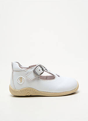 Bottillons fermeture boucle(s) bout rond blanc GARVALIN fille