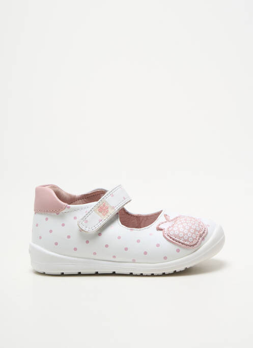 Ballerines voute plantaire bout rond blanc GARVALIN fille