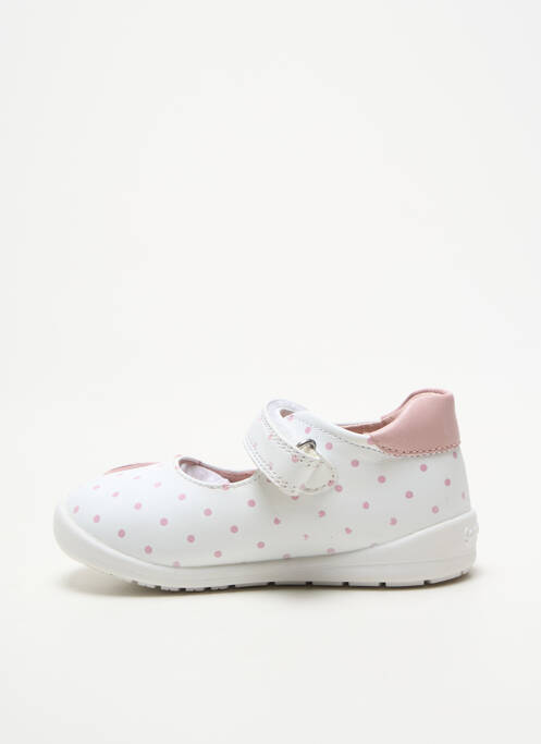 Ballerines voute plantaire bout rond blanc GARVALIN fille