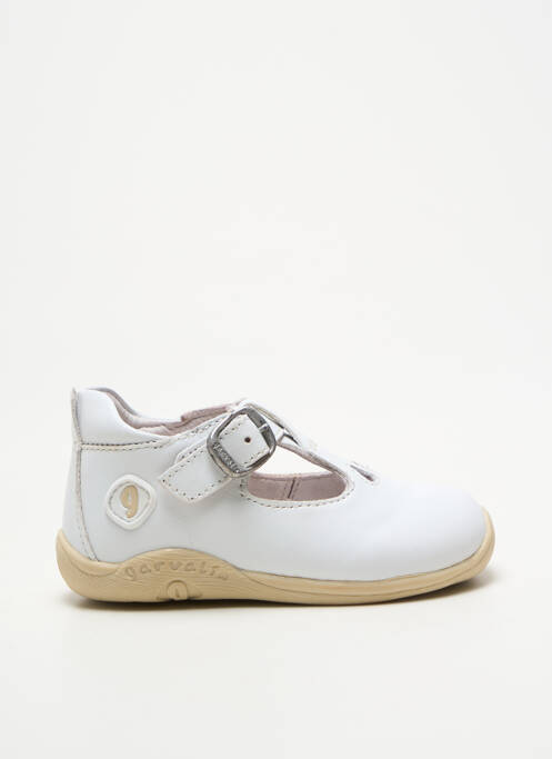 Bottillons fermeture boucle(s) bout rond blanc GARVALIN fille